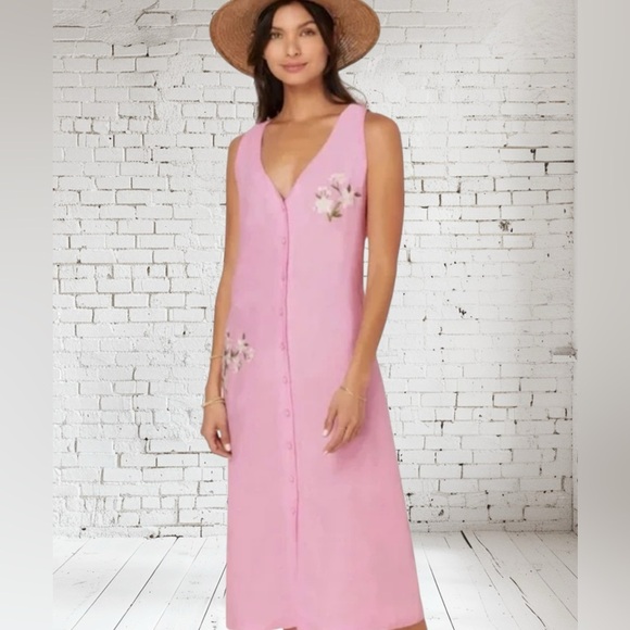 Fanm Mon x Andie The Anamur Button-Up Dress Large & XL NWT | Boutique Collab - Picture 1 of 5